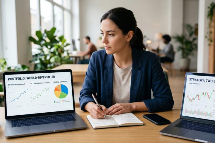 How to Build a World-Diversified Portfolio with Just Two ETFs